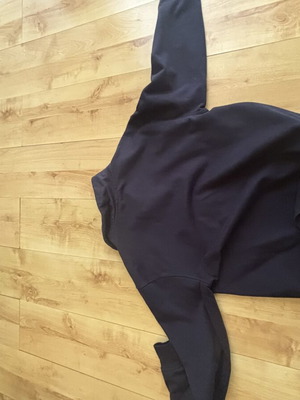 Zara quarter zip sweater, blue, size M