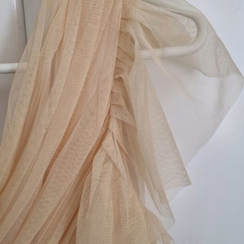 ASOS salmon tulle dress with lining like new, size L