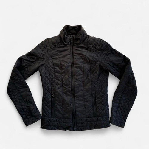 The North Face thin quilted jacket black like new