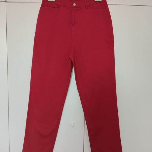 Talbots red cotton pants small used