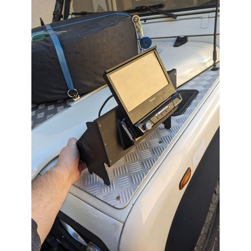 Land Rover Defender Radio Mount New, durable ASA+ material