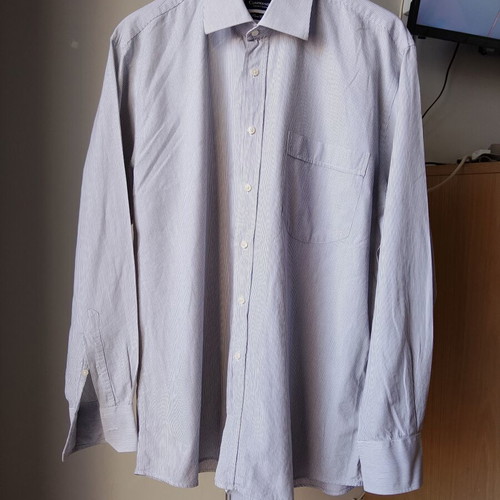 Commander men's dress shirt XL like new, gray