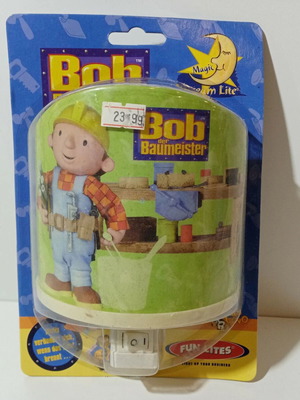 Bob the Builder Magic Night Light new, European 230V-50Hz