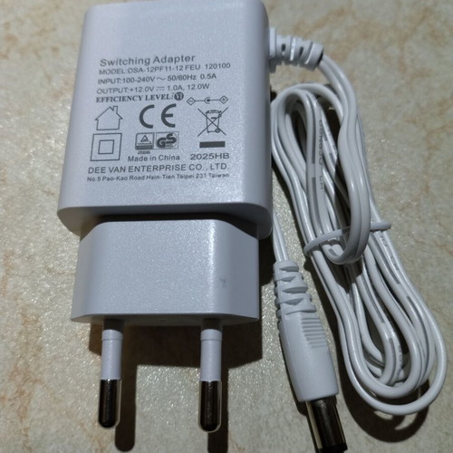 Power adapter 12V 1000mA DSA-12PF11-12 FEU white new