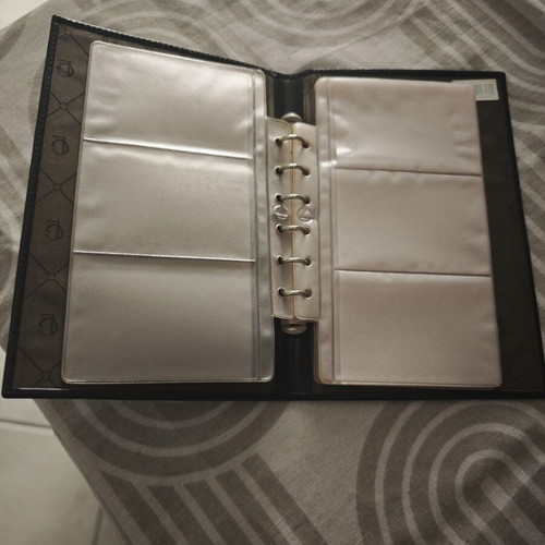 Guy Laroche cardholder used, black leather
