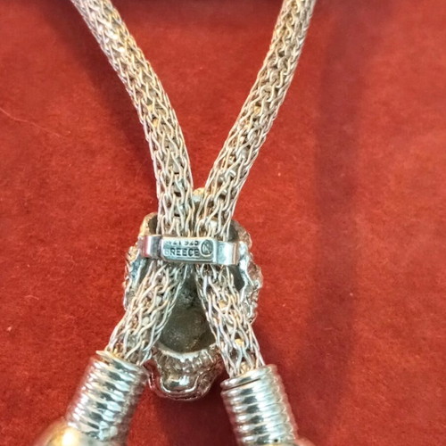 Lalaunis A21 925 silver double necklace vintage used