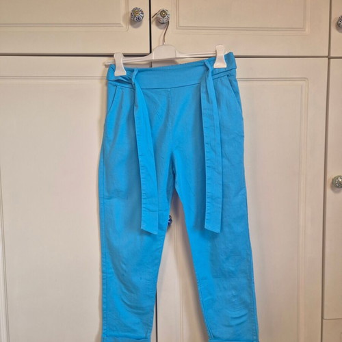A.L.E. turquoise pants size Large new with belt