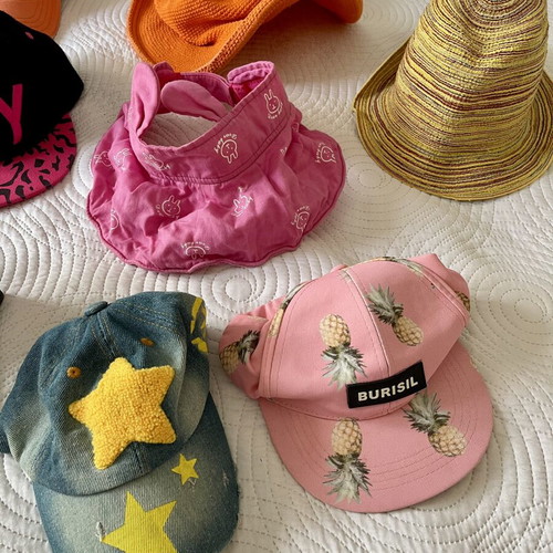 Kids Hats pack for ages 2-6 like new, blue and red