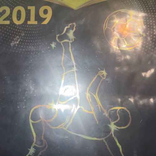 Lionel Messi Pokemon Battle football stickers pack used