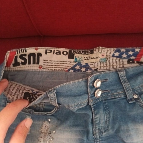 Denim shorts size S, lightly used, excellent condition