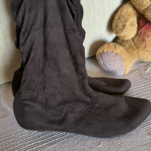 Fitted boots used, size 37, brown
