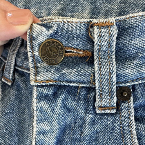 Armani Jeans vintage pants size 32 used with repaired zipper