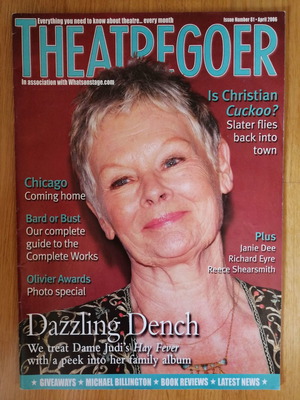 Theatregoer magazine used, issue 61, 2006