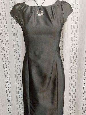 Φόρεμα Kotton καινούριο γκρι μίντι με φόδρα Νο 36 / S