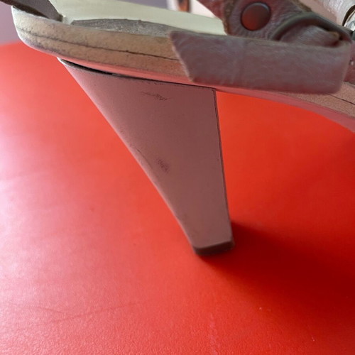 Buttero Italian sandals used, size 37, pink pearly and carbon fiber