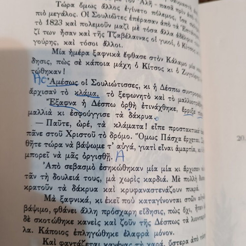 Anagnostiko E' Dimotikou used textbook in Greek