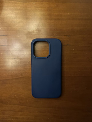 iPhone 14 Pro case, navy blue