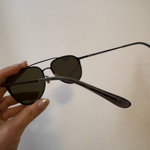 Metal black sunglasses used