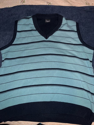 Striped men's vest medium like new
