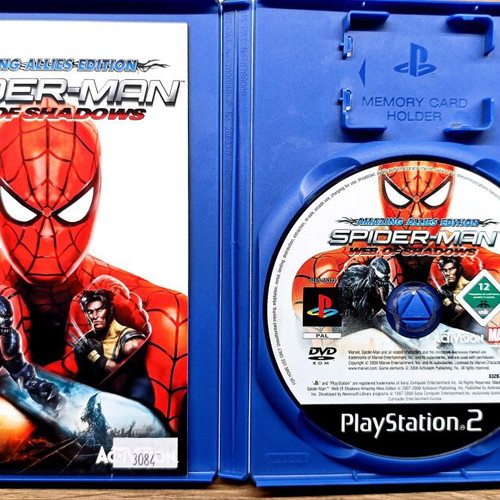 Spiderman Web of Shadows PS2 game like new, action