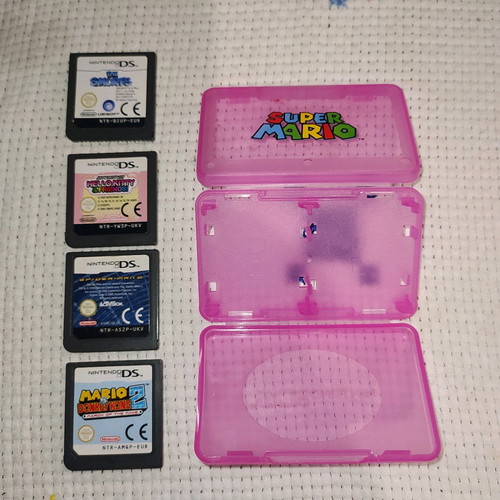 Nintendo DS 4 games used with case pack