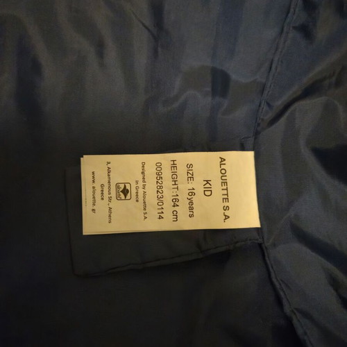 Alouette sleeveless kids vest like new, size 164, blue and yellow