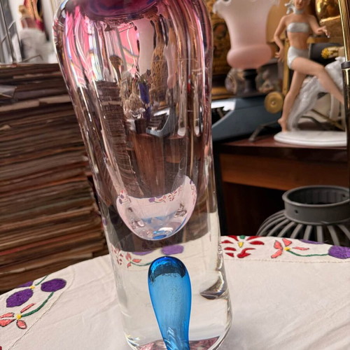 Czech Crystal Vase like new, decorative art piece