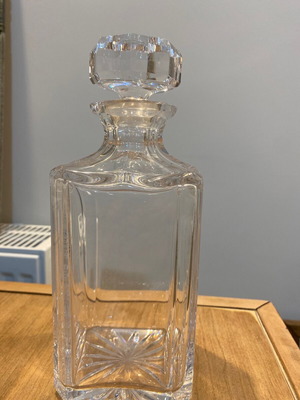 Crystal container genuine priceless value