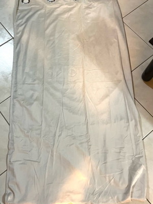 Beige curtain with rings 140x210cm like new