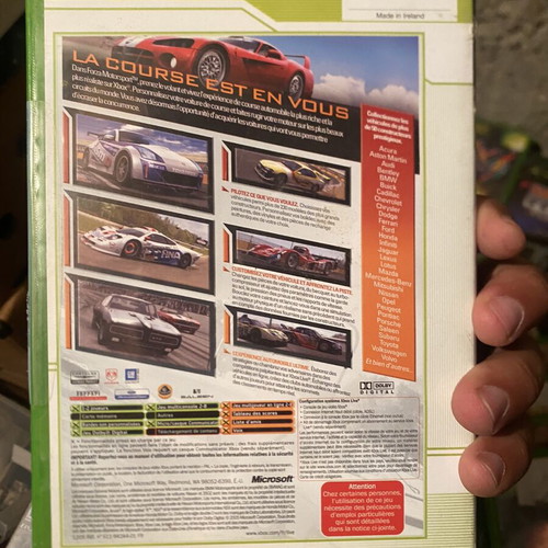 Forza Motorsport Xbox classic game