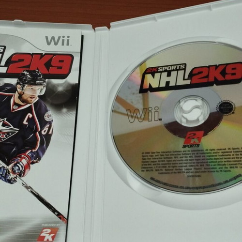 NHL 2K9 Wii game used, complete and very good condition