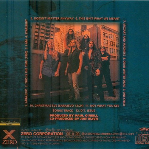 Savatage Dead Winter Dead CD Japan like new, metal