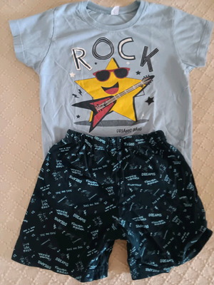 Rock Star Dreams pajama set like new, cotton, 98cm