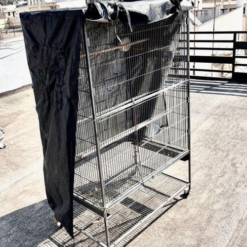 Large aviary cage for parrots like new with Bangminda cover