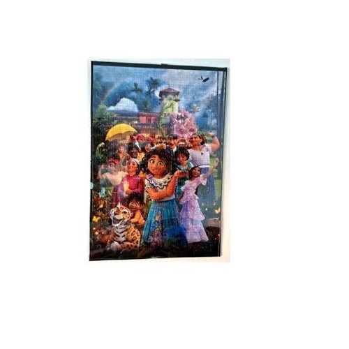 Disnay Encanto framed puzzle art print like new 35x50cm