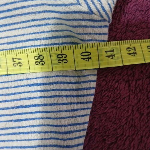 Thomas Burberry women's blouse used, white and blue, size XS