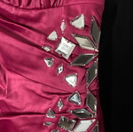 Desiree fuchsia dress like new, size S for wedding baptism