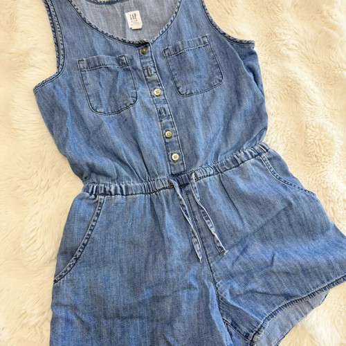 GAP Girls Romper Size 128cm Like New Blue