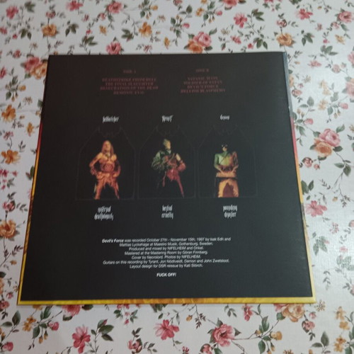 Nifelheim Devil's Force διαφανές κόκκινο βινύλιο περιορισμένη έκδοση καινούργιο