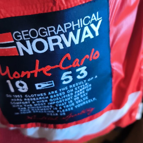 Geographical Norway Monte Carlo jacket 16Y red like new