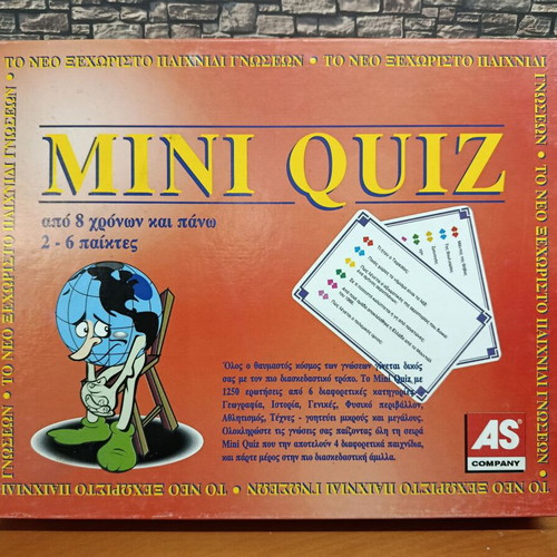Mini Quiz Board Game AS Company new from 90s