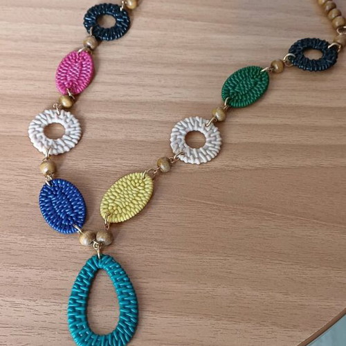 Necklace new multicolored