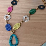 Necklace new multicolored