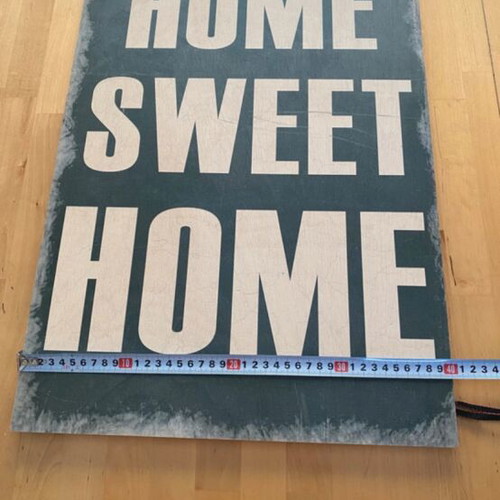 Wooden wall decor sign like new 60x40