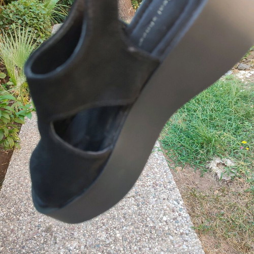 Alta Moda Platforms n39 new black suede