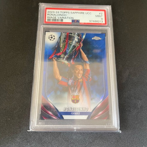 Kevin De Bruyne and Ronaldinho PSA cards used
