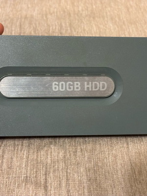 Official Xbox 360 Hard Drive 60GB used, excellent condition