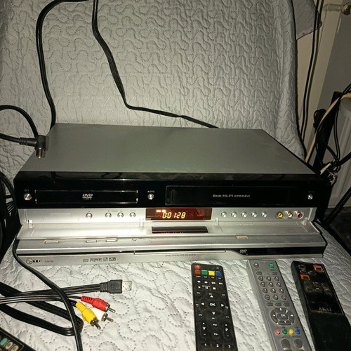 LG DVD & VCR player used, 2008 model, needs repair, no remote