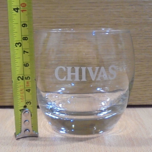 Chivas Regal Scotch Whisky set of two promotional glasses used