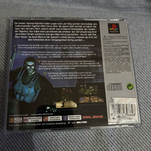 Syphon Filter 3 PlayStation (PS1) game like new